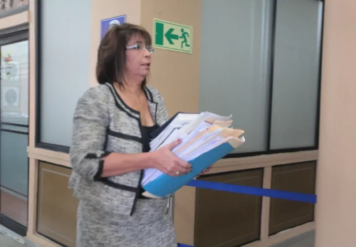 Ana Belfon: La exprocuradora representa al exministro de Desarrollo Agropecuario Oscar Osorio, quien permanece detenido desde que se iniciaron las investigaciones /Foto Víctor Arosemena