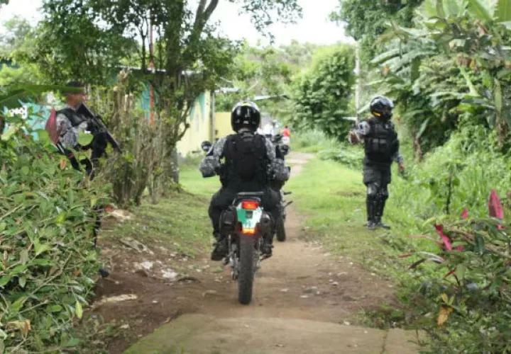 Búsqueda policial. Foto: José Vásquez 