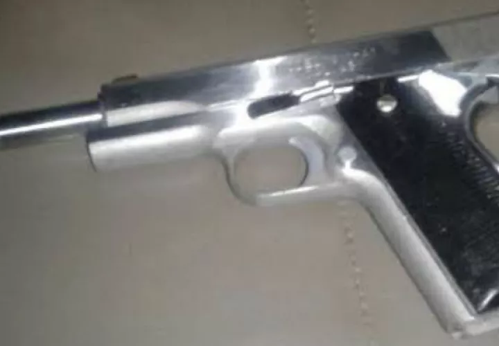 Una de las armas. Foto: José Vásquez