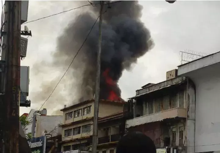 Unas cuatro horas se tardo en controlar el incendio 