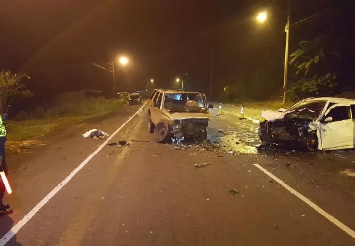 Tragedia vial. Foto: Delfia Cortez