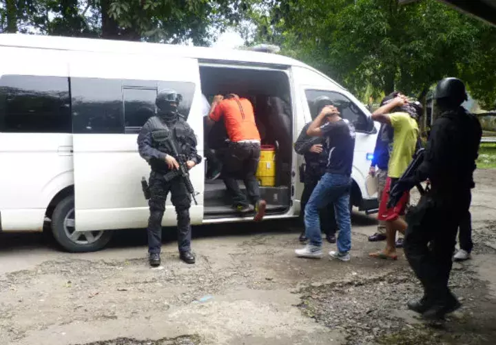 Operativo antipandilla en los barrios de la ciudad