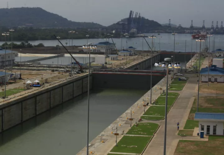 El Canal de Panamá inauguró el pasado 26 de junio un tercer carril/Archivo.
