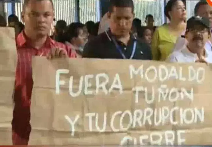Exigen destitución de Modaldo Tuñón (Foto Telemetro)