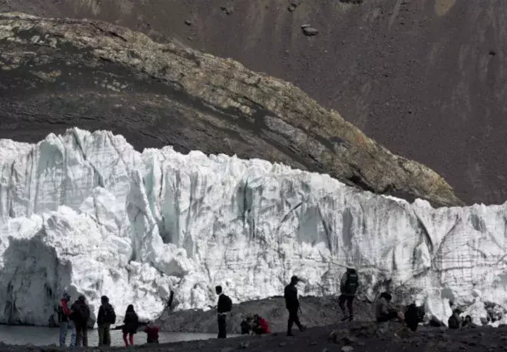 Glaciar Pastoruri en Perú. Foto/ AP