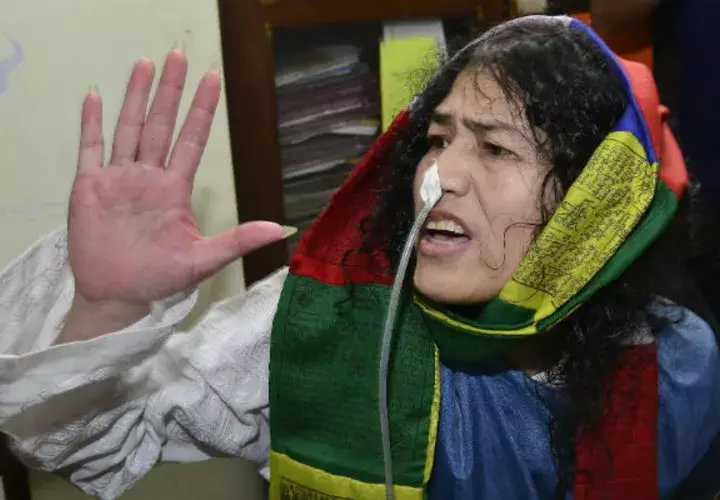 Irom Sharmila. Foto/ EFE
