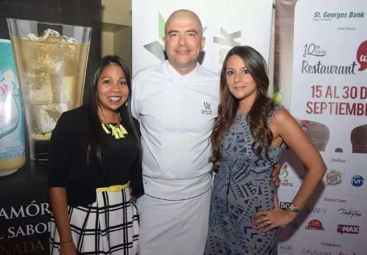 1. Lorenys Marín, Germán Ghelfi y Melissa Pinto.