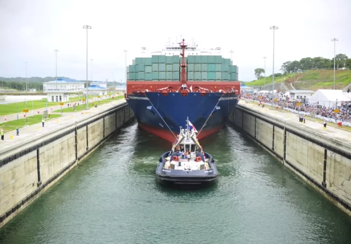 Canal ampliado mejorará aportes al Tesoro. /Foto Archivo