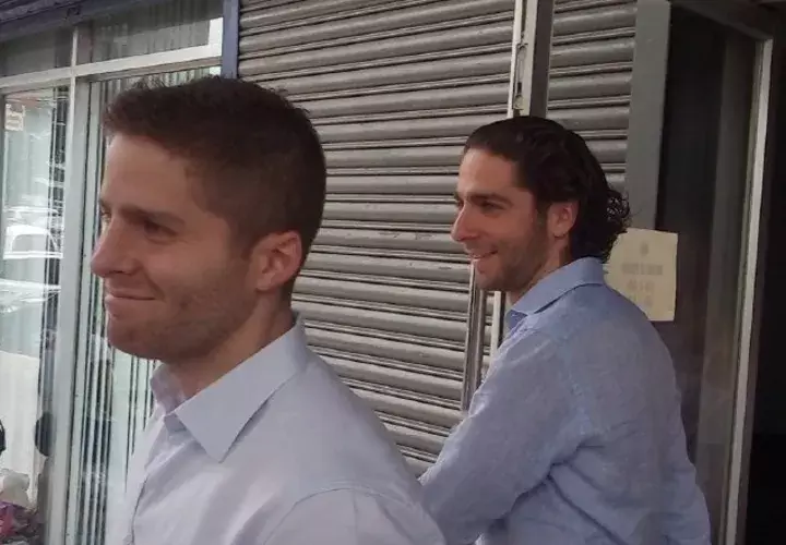 Mayer Mizrachi durante la indagatoria en el MP. /Foto Cortesía Linda Bran