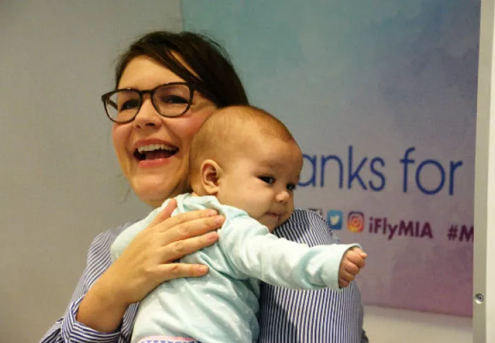 Una área especial para madres e hijos. FOTO/EFE