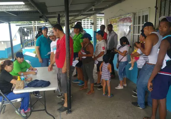 Inscripción masivas en los Andes San Miguelito 