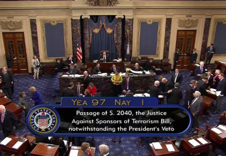 Votación en el Senado estadounidense. FOTO/AP