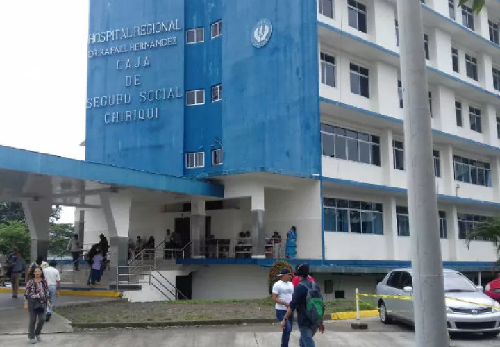 El hospital Rafael Hernández (regional de David).