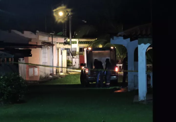El área fue acordonada. Foto: Delfia Cortez. 