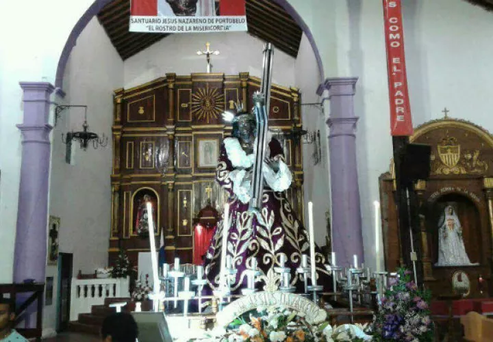 Así luce el Cristo Negro. Foto: Delfia Cortez. 