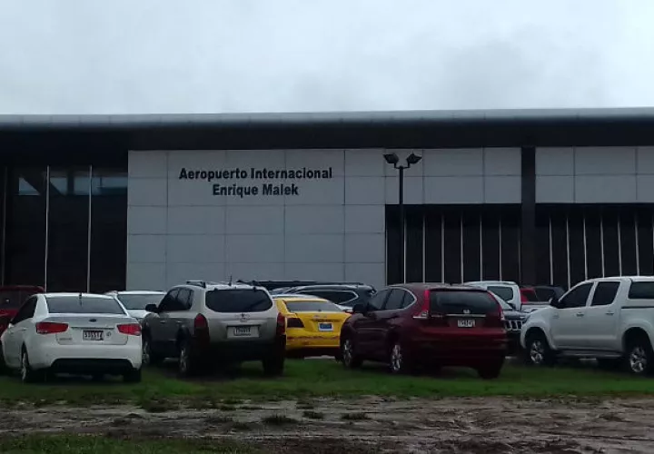 El aeropuerto Enrique Malek, en la ciudad de David, Chiriquí. Foto: Mayra Madrid