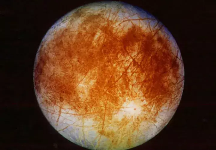 Europa, una de las lunas de Júpiter. Foto/ AP