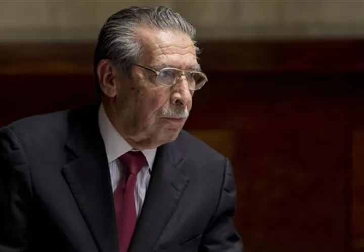 Exdictador de Guatemala, José Efraín Ríos Montt.