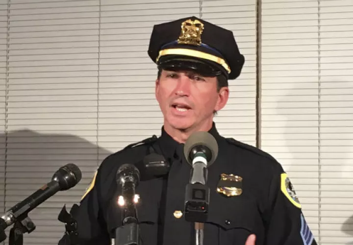 Paul Parizek, sargento de policía de la localidad. Foto/ AP