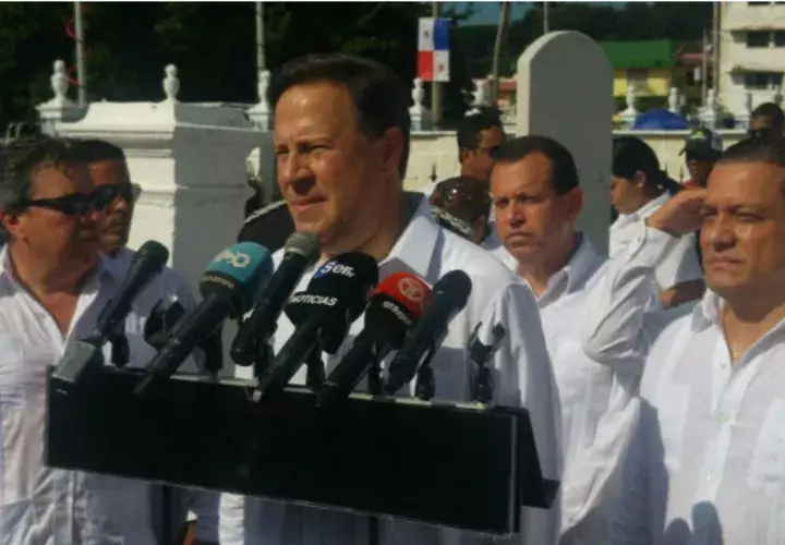 El presidente de la República, Juan Carlos Varela. Foto/Víctor Arosemena