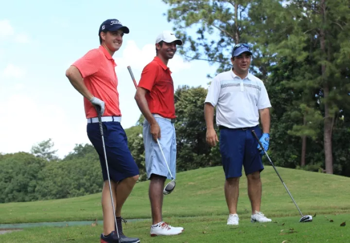 Dunne, Ordóñez y Luis Cargiulo en un evento el fin de semana. /Foto Anayansi Gamez