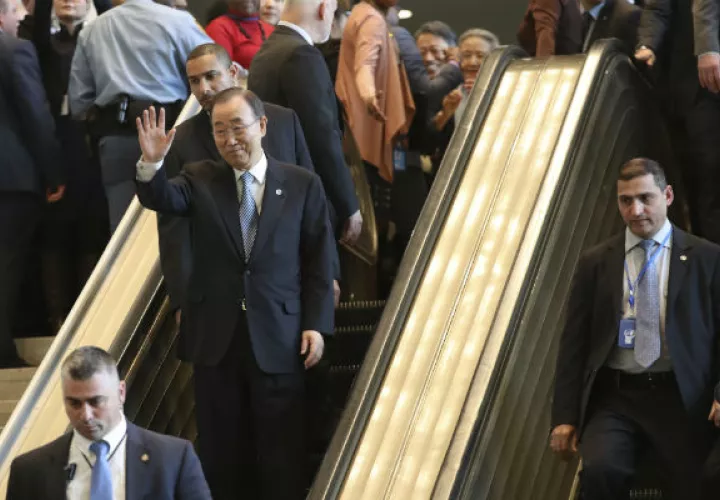 Ban Ki-moon, culmina su trabajo como Secretario General de la ONU. FOTO/AP