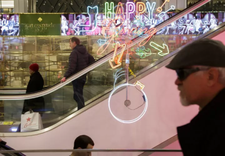 Preparativos navideños en Estados Unidos. FOTO/EFE