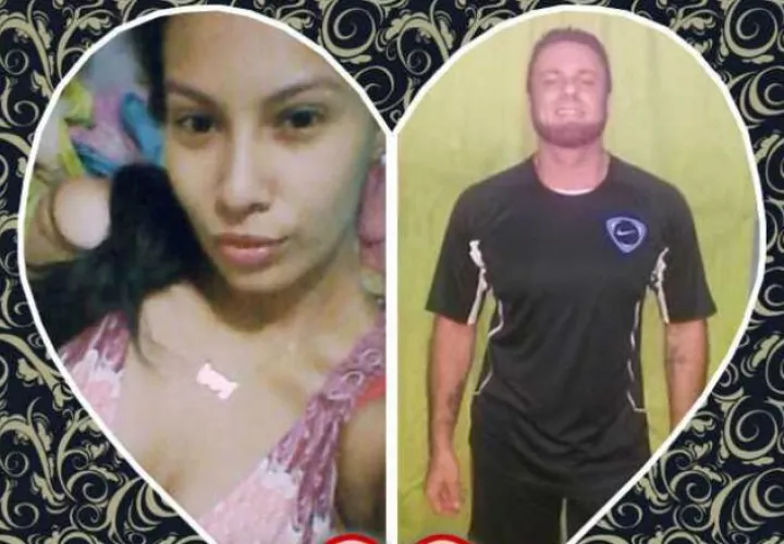 El "Salvaje Bill en companía de una chiricana con quien se iba a casar. La de la foto no es Laura Michell Reese.  