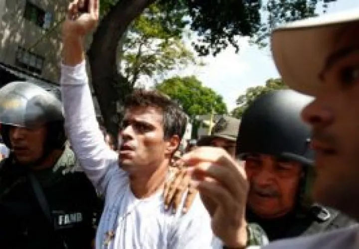 El opositor Leopoldo López está encarcelado desde el 2014.