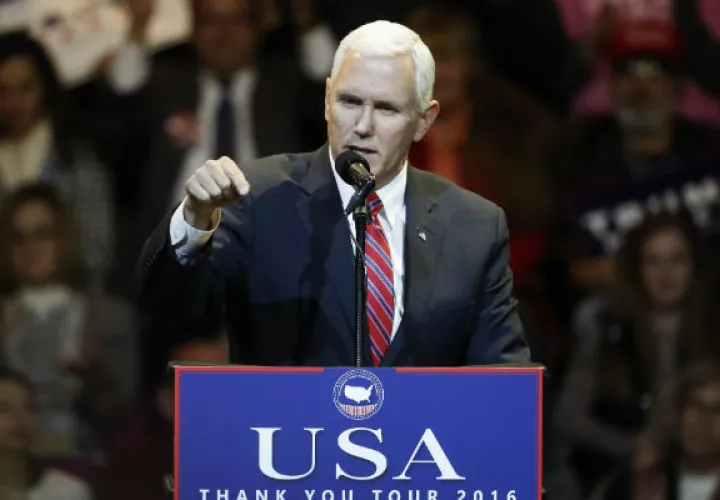 Mike Pence, vicepresidente electo de Estados Unidos. FOTO/AP