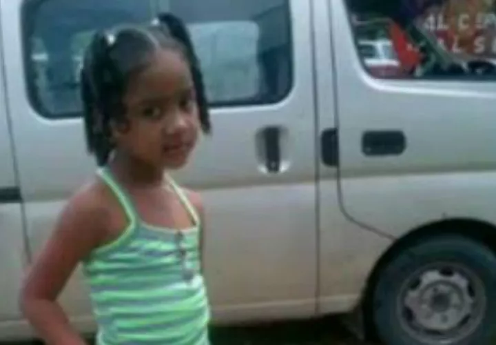 La pequeña Yineybis Jazmín Maturana. 