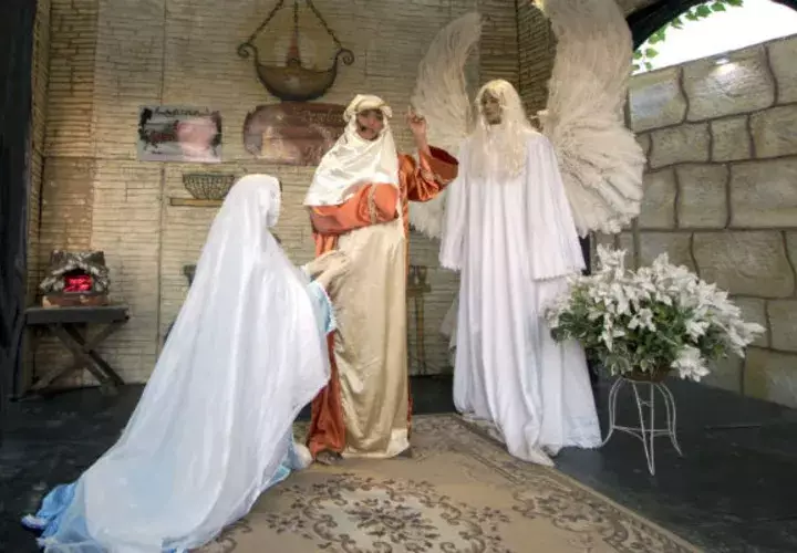 Se representan pasajes del nacimiento de Jesús. Foto/ EFE
