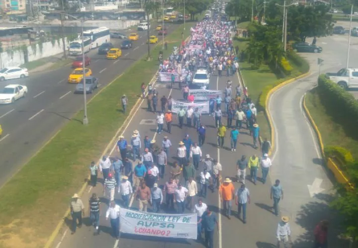 Mira la galería de la protesta esta mañana. Fotos: Redes Sociales