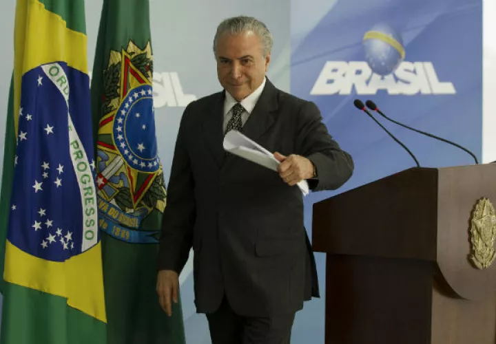 Presidente de Brasil Michel Temer. FOTO/EFE