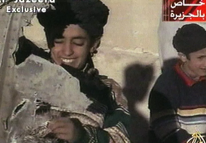 Hamza bin Laden (izq). /Foto AP