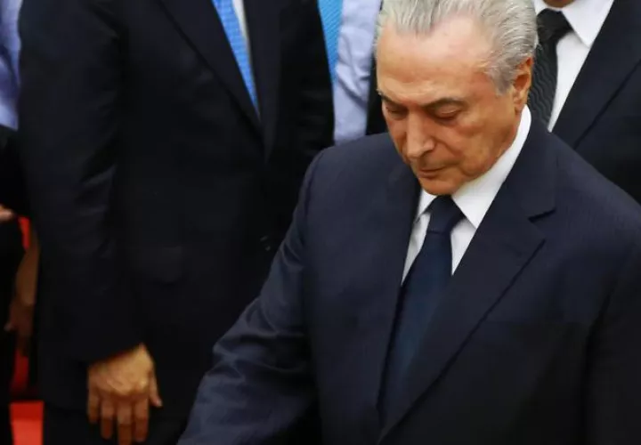 Michel Temer despide a juez. EFE