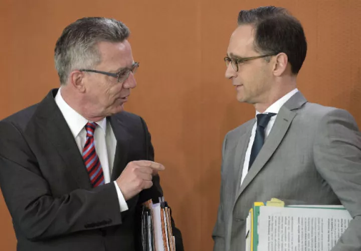 Ministro de Justicia alemán, Heiko Maas. (D). FOTO/EFE
