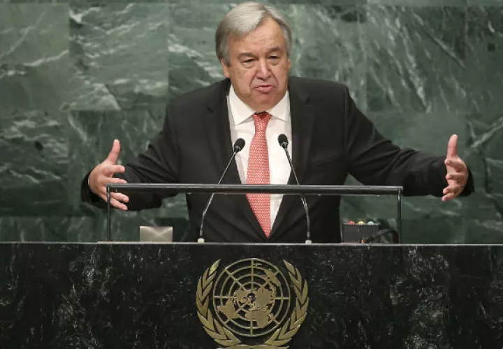 El diplomático portugués Antonio Guterres es desde el nuevo secretario general de la ONU. FOTOAP