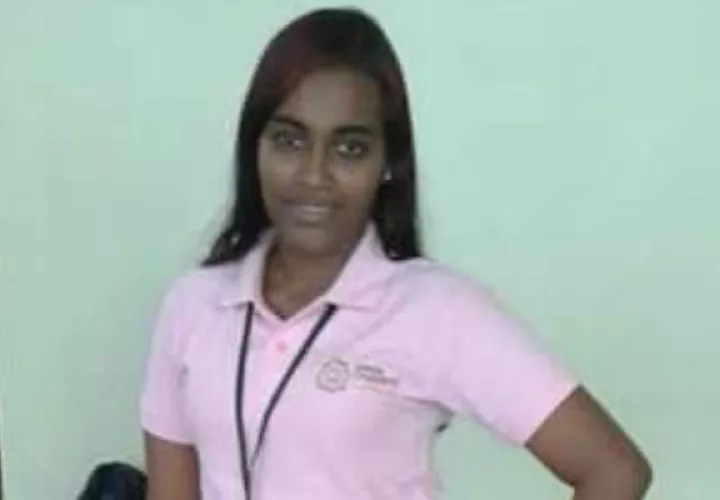 Irania Angélica Camerón Smith de 20 años. 
