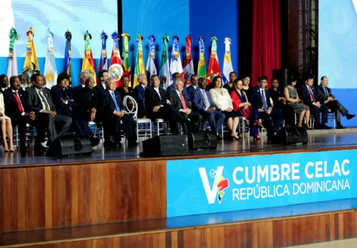 El presidente dominicano, Danilo Medina, inaugura Cumbre de la Celac. FOTO/EFE