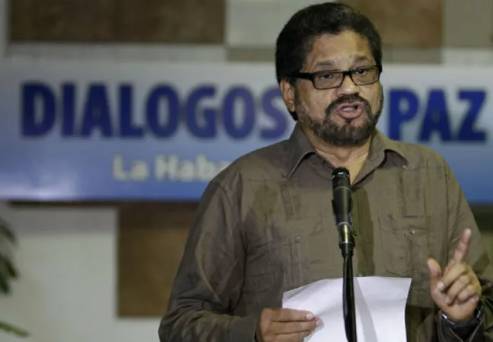 El jefe del equipo negociador de las Farc en los diálogos con el Gobierno, Luciano Marín, alias "Iván Márquez"