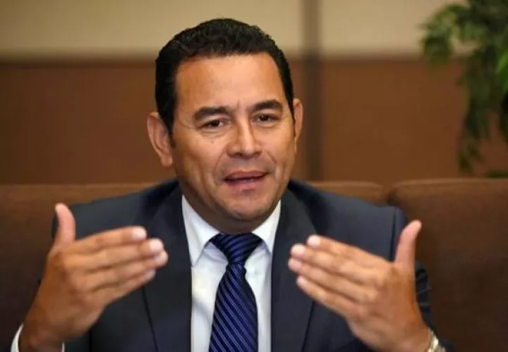 Presidente de Guatemala Jimmy Morales.