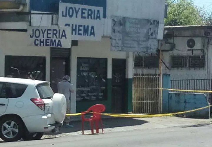 Lugar donde falleció el empresario a consecuencia de las heridas. Foto: José Vásquez. 