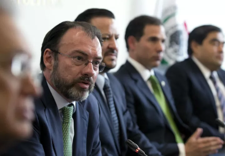 Secretario de Relaciones Exteriores de México, Luis Videgaray. FOTO/AP