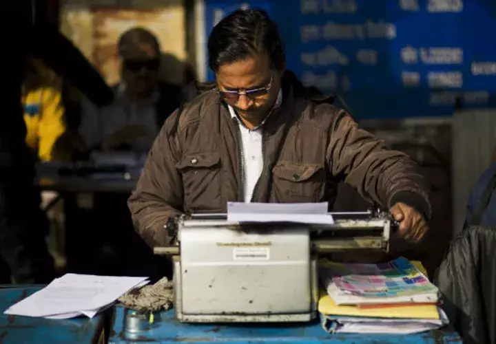 Pocas personas utilizan la máquina de escribir. Foto/ AP