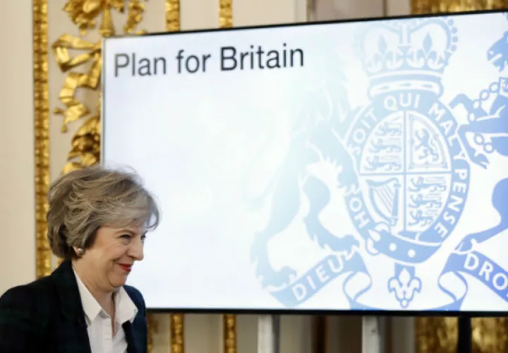 Theresa May,  primera ministra británica. Foto/ AP