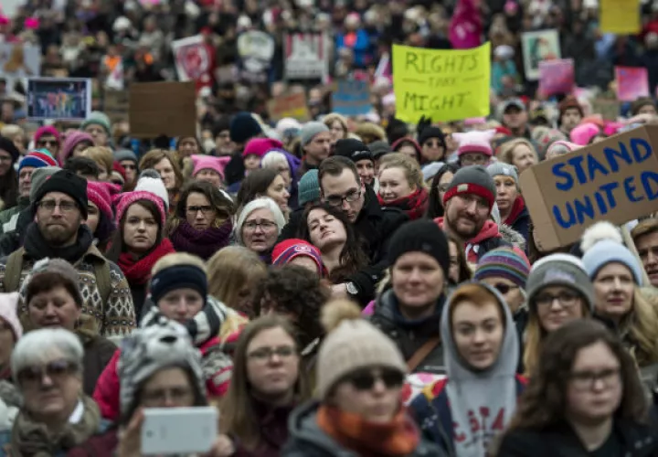 En Washington y varios países del mundo las mujeres se tomaron las calles. FOTO/AP/EFE