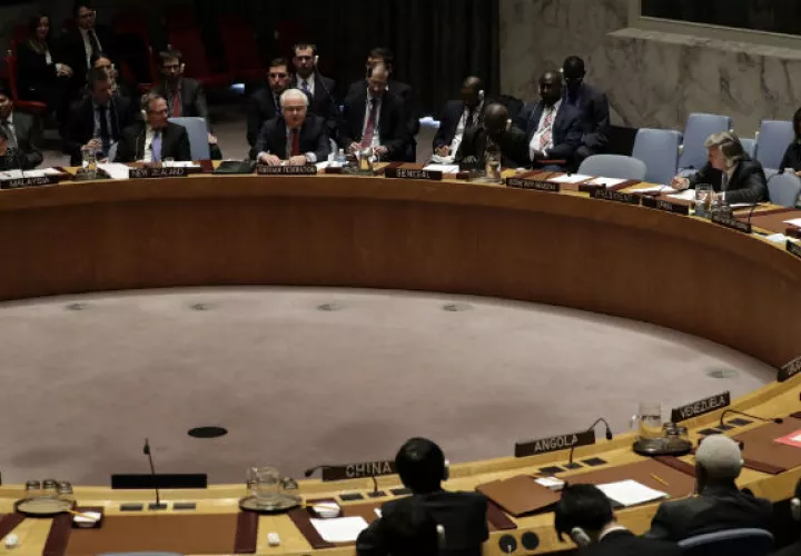 Reunión de Consejo de Seguridad de la ONU. FOTO/AP