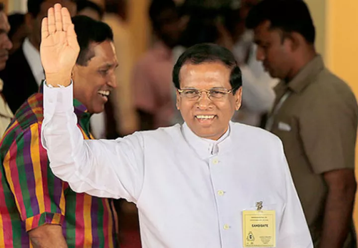 Maithripala Sirisena, presidente de Sri Lanka. Foto/ AP