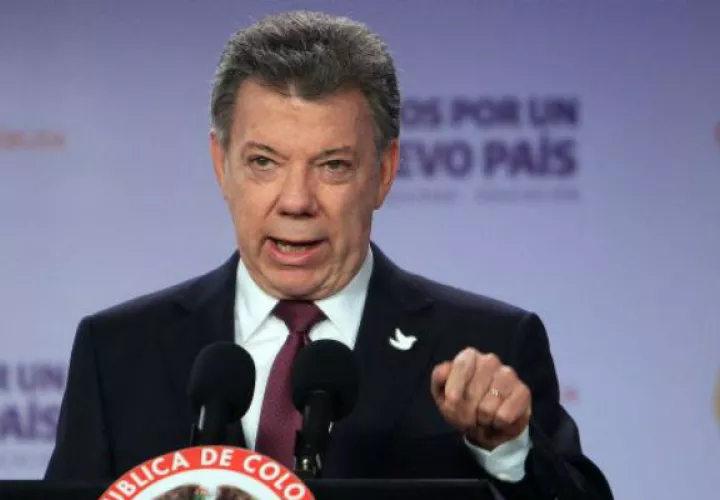 Juan Manuel Santos, presidente de Colombia. Foto/ EFE